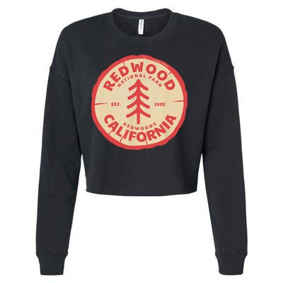 Redwood Trees In The National Forest TShirt Cropped Pullover Crew