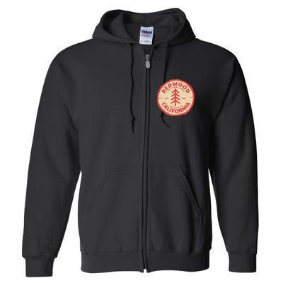 Redwood Trees In The National Forest TShirt Full Zip Hoodie