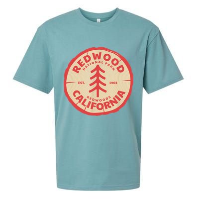Redwood Trees In The National Forest TShirt Sueded Cloud Jersey T-Shirt