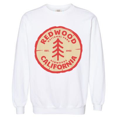Redwood Trees In The National Forest TShirt Garment-Dyed Sweatshirt