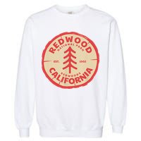Redwood Trees In The National Forest TShirt Garment-Dyed Sweatshirt