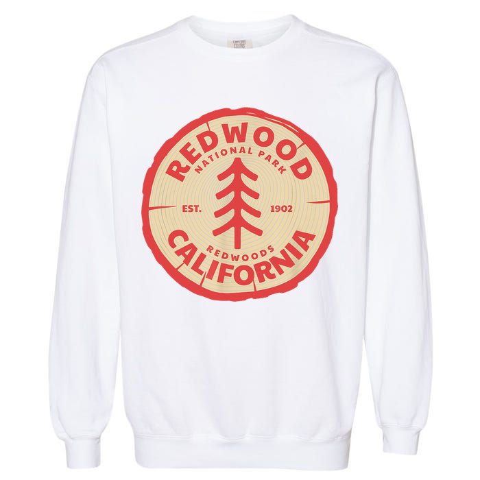 Redwood Trees In The National Forest TShirt Garment-Dyed Sweatshirt