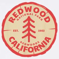 Redwood Trees In The National Forest TShirt Garment-Dyed Sweatshirt