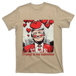 Retro Trump Is My Valentine Funny Trump Valentine President T-Shirt