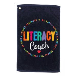 Reading Teacher Interventionist Specialist Literacy Coach Platinum Collection Golf Towel