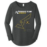 Race Track In Austin Formula Racing Circuits Sport Women's Perfect Tri Tunic Long Sleeve Shirt