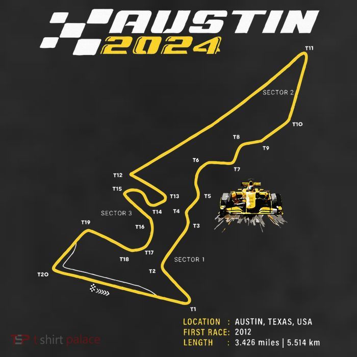Race Track In Austin Formula Racing Circuits Sport 25L Jumbo Tote