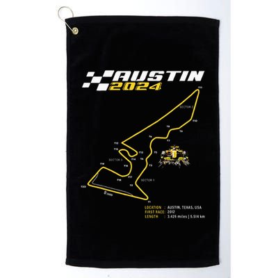 Race Track In Austin Formula Racing Circuits Sport Golf Towel