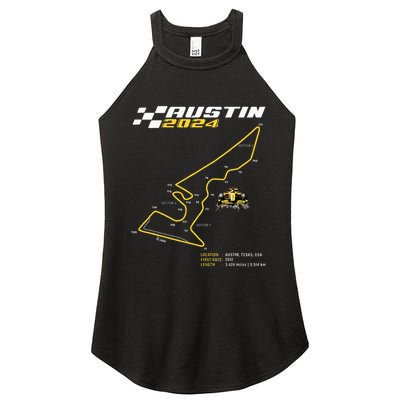 Race Track In Austin Formula Racing Circuits Sport Women's Perfect Tri Rocker Tank