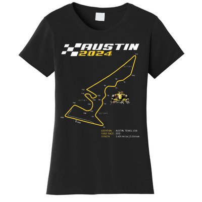 Race Track In Austin Formula Racing Circuits Sport Women's T-Shirt