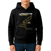 Race Track In Austin Formula Racing Circuits Sport Kids Hoodie