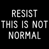 Resist This Is Not Normal Cropped Pullover Crew