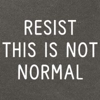 Resist This Is Not Normal Cotton Canvas Backpack