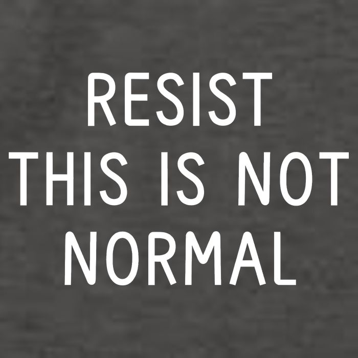 Resist This Is Not Normal Vector Backpack