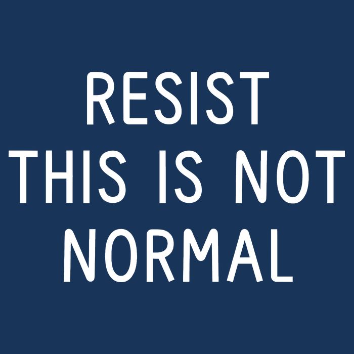 Resist This Is Not Normal Bucket Hat