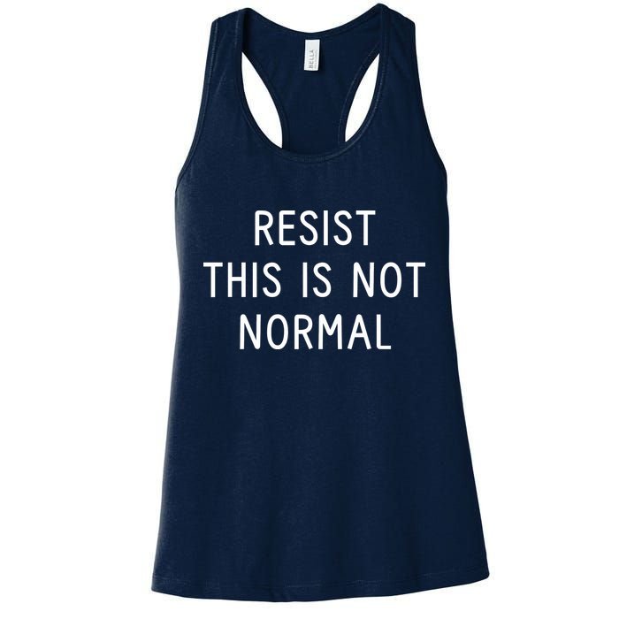 Resist This Is Not Normal Womens Tank Top