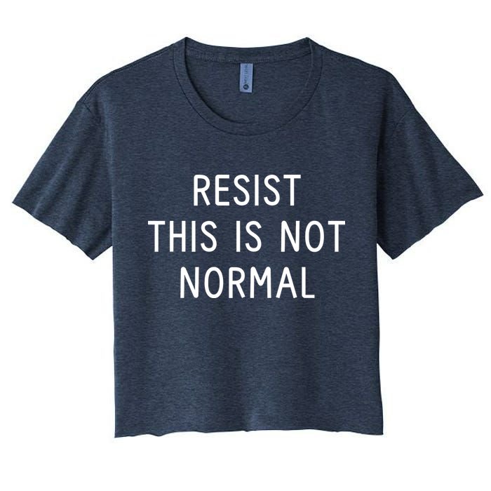 Resist This Is Not Normal Crop Top
