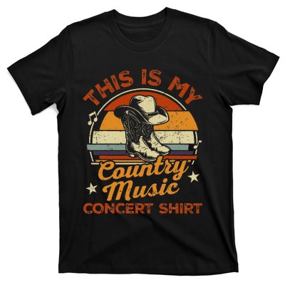 Retro This Is My Concert Country Music Lover T-Shirt