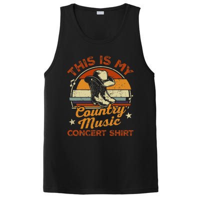 Retro This Is My Concert Country Music Lover PosiCharge Competitor Tank