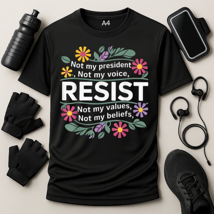 RESIST THIS IS NOT NORMAL ANTI TRUMP  Cooling Performance Crew T-Shirt