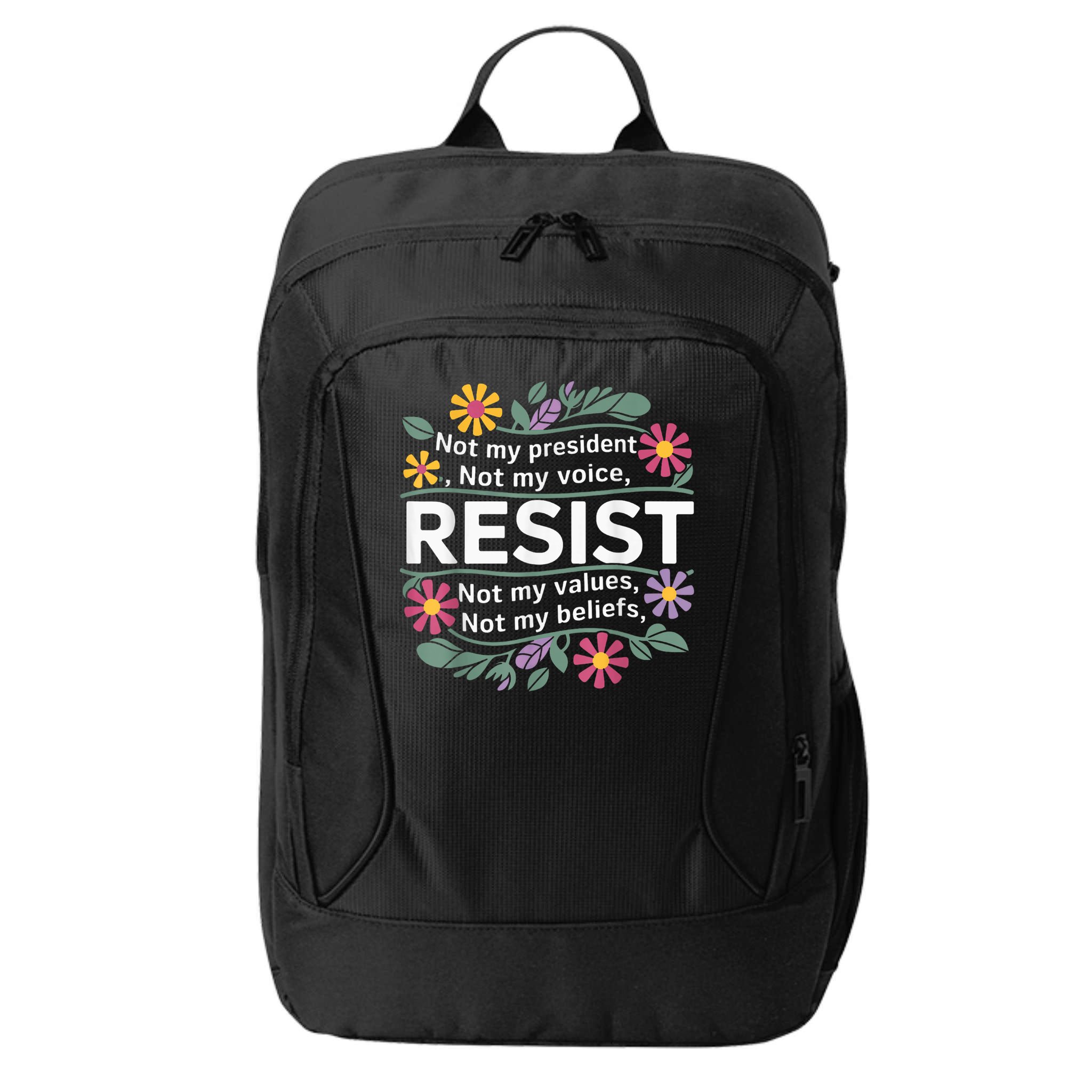 RESIST THIS IS NOT NORMAL ANTI TRUMP  City Backpack