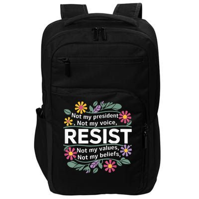 RESIST THIS IS NOT NORMAL ANTI TRUMP  Impact Tech Backpack