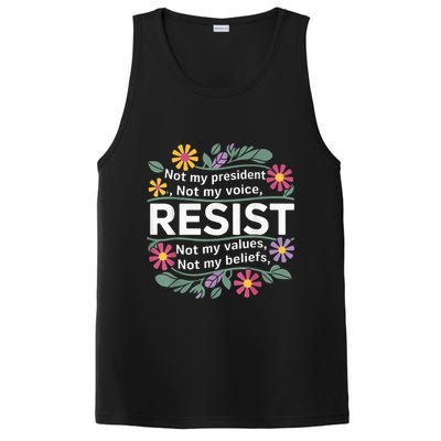 RESIST THIS IS NOT NORMAL ANTI TRUMP  PosiCharge Competitor Tank