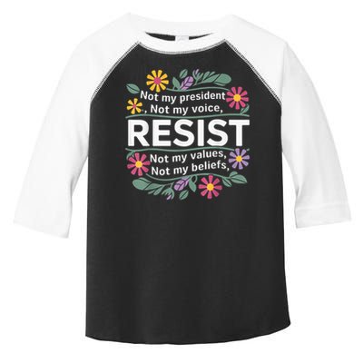 RESIST THIS IS NOT NORMAL ANTI TRUMP  Toddler Fine Jersey T-Shirt