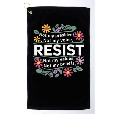 RESIST THIS IS NOT NORMAL ANTI TRUMP  Golf Towel