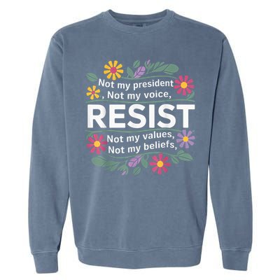RESIST THIS IS NOT NORMAL ANTI TRUMP  Garment-Dyed Sweatshirt