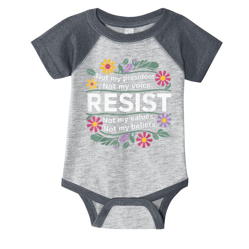 RESIST THIS IS NOT NORMAL ANTI TRUMP  Infant Baby Jersey Bodysuit