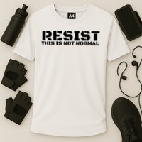 RESIST THIS IS NOT NORMAL ANTI TRUMP  Cooling Performance Crew T-Shirt