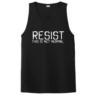RESIST THIS IS NOT NORMAL ANTI TRUMP  PosiCharge Competitor Tank