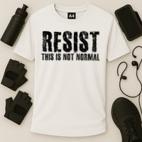 RESIST THIS IS NOT NORMAL ANTI TRUMP  Cooling Performance Crew T-Shirt
