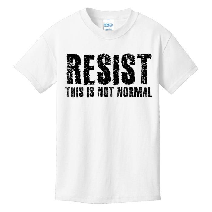 RESIST THIS IS NOT NORMAL ANTI TRUMP  Kids T-Shirt