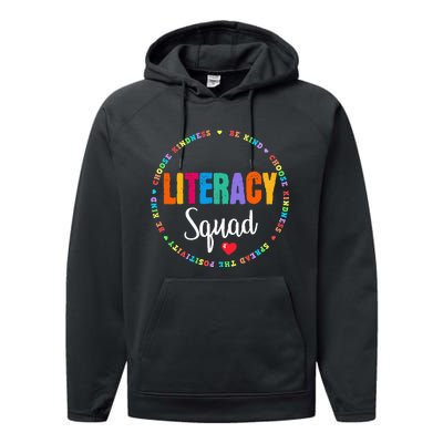 Reading Teacher Interventionist Specialist Literacy Coach Performance Fleece Hoodie