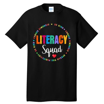 Reading Teacher Interventionist Specialist Literacy Coach Tall T-Shirt