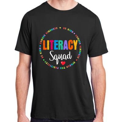 Reading Teacher Interventionist Specialist Literacy Coach Adult ChromaSoft Performance T-Shirt