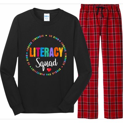 Reading Teacher Interventionist Specialist Literacy Coach Long Sleeve Pajama Set