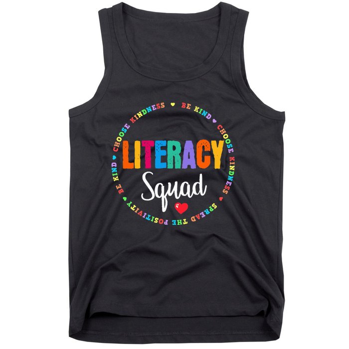 Reading Teacher Interventionist Specialist Literacy Coach Tank Top