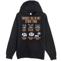 Rockhound Things I Do In My Spare Time Rock Collecting Premium Pullover Hoodie