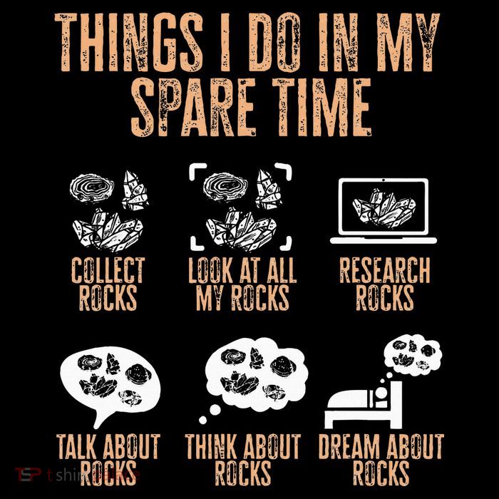 Rockhound Things I Do In My Spare Time Rock Collecting Sustainable Knit Beanie