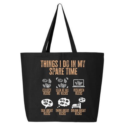 Rockhound Things I Do In My Spare Time Rock Collecting 25L Jumbo Tote