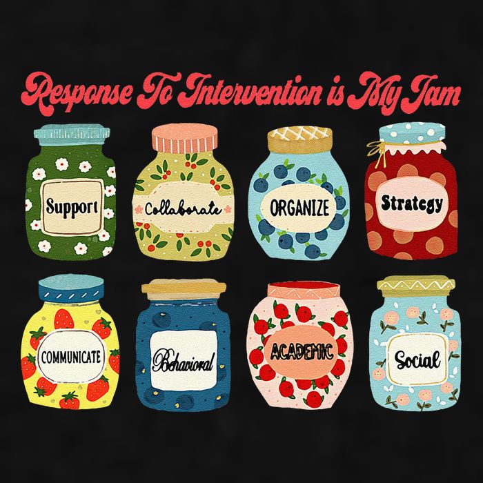 Response To Intervention Is My Jam RTI Intervention Teacher Ladies PosiCharge Tri-Blend Wicking Tank