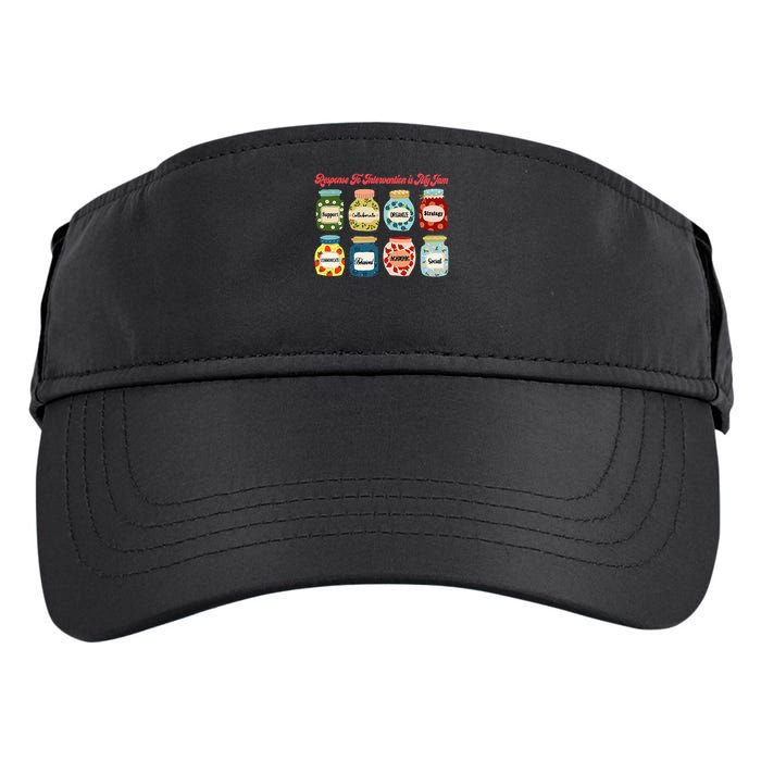Response To Intervention Is My Jam RTI Intervention Teacher Adult Drive Performance Visor