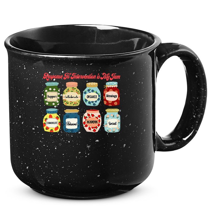 Response To Intervention Is My Jam RTI Intervention Teacher 15oz Campfire Ceramic Mug