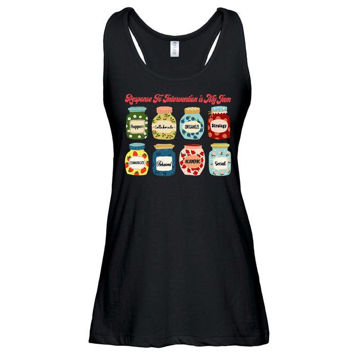 Response To Intervention Is My Jam RTI Intervention Teacher Ladies Essential Flowy Tank