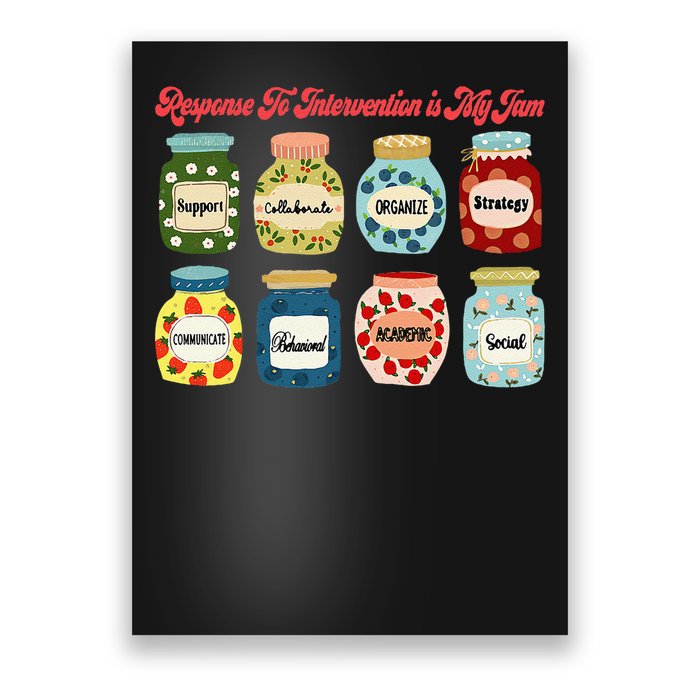 Response To Intervention Is My Jam RTI Intervention Teacher Poster