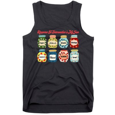 Response To Intervention Is My Jam RTI Intervention Teacher Tank Top