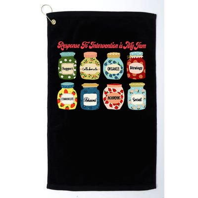 Response To Intervention Is My Jam RTI Intervention Teacher Golf Towel